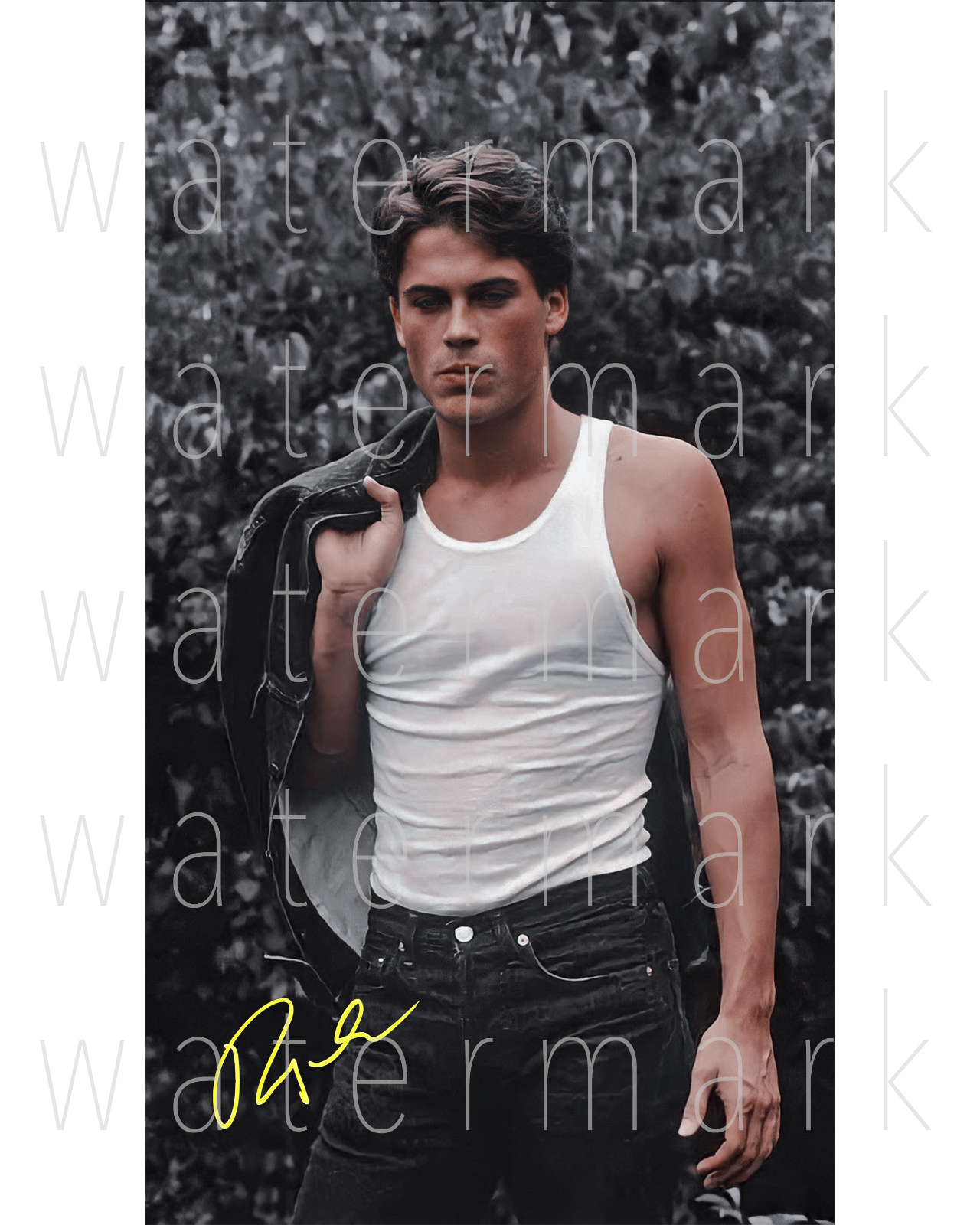 Rob Lowe sexy hot signed 8X10 inch print Photo Poster painting poster picture autograph RP