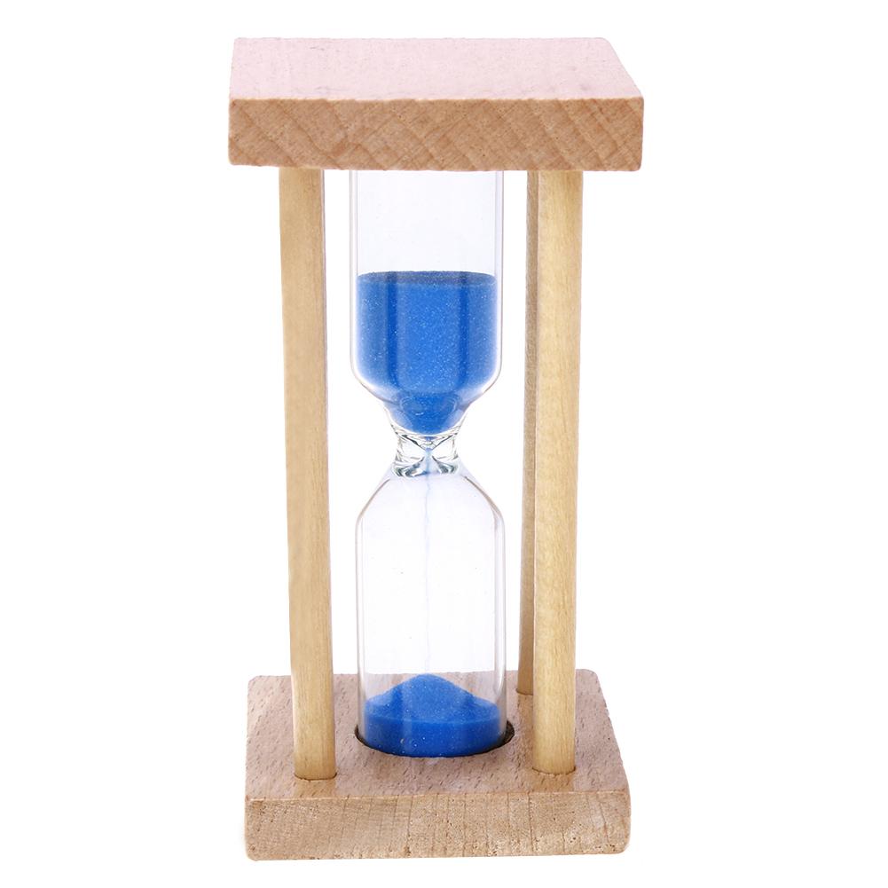 

Desktop Wood Frame Glass Hourglass Kid Brush Teeth Sand Timer Gifts Toys, 501 Original