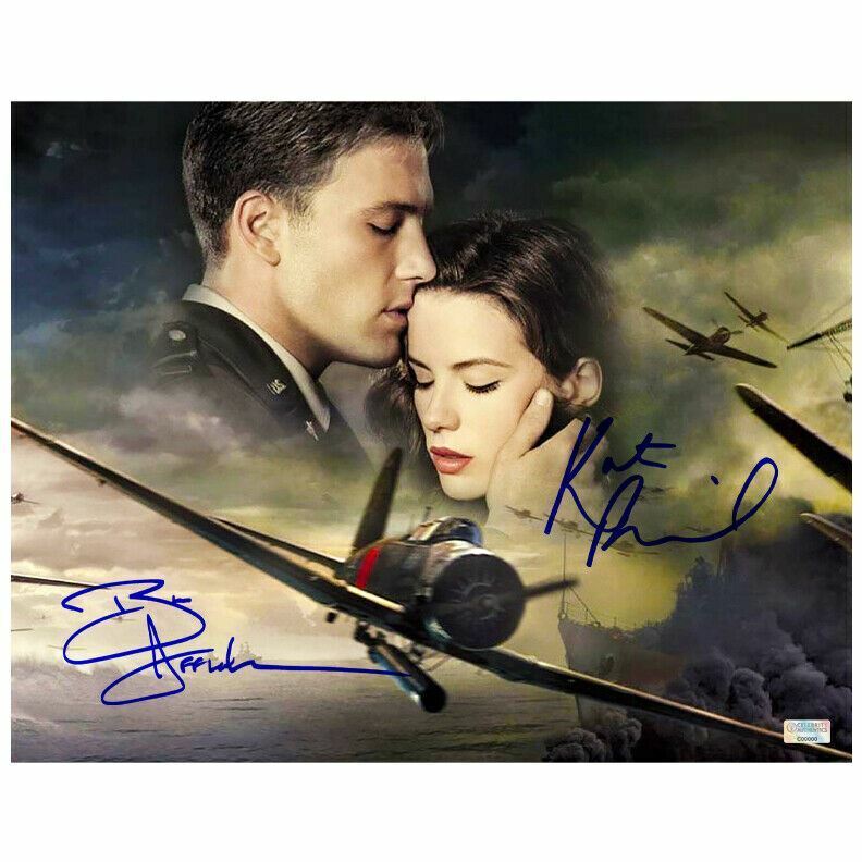 Ben Affleck and Kate Beckinsale Autographed Pearl Harbor 11×14 Photo Poster painting