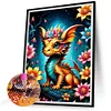 Diamond Painting -DIY Round Drill Dragon and Flower