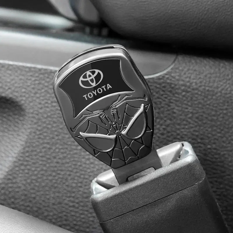 Car zinc alloy electroplated seat belt extension buckle
