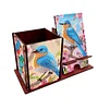 Multifunctional Handmade Wood Diamond Painting Phone/pen Holder& Storage Box Table Ornament Kits