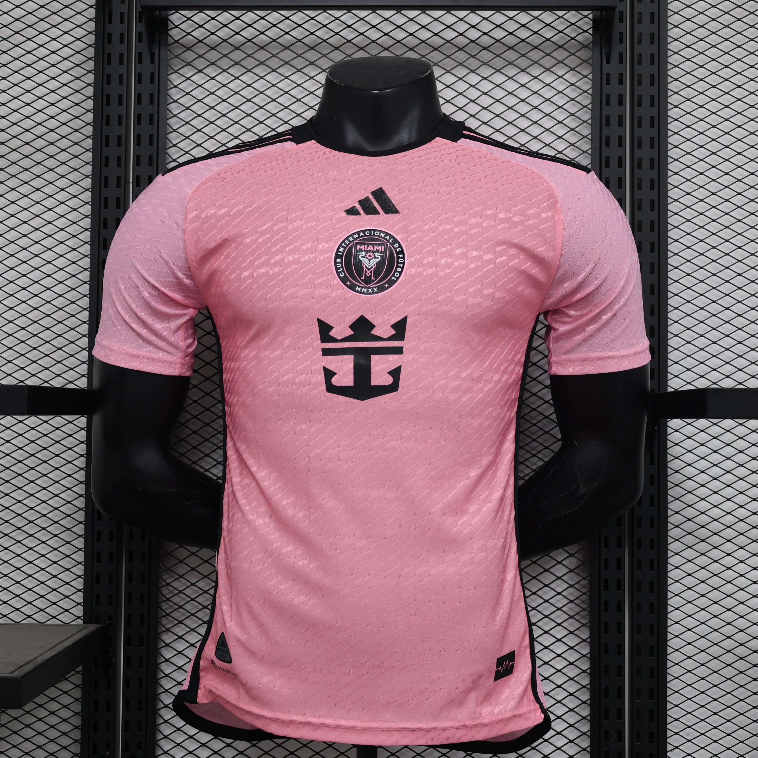 Miami maillot 2024 2025 Messi Rose Maillot De Fou, site maillot de foot pas cher