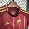  2024/2025 Kids Size Roma Home Soccer Jersey Home 1:1 Thai Quality