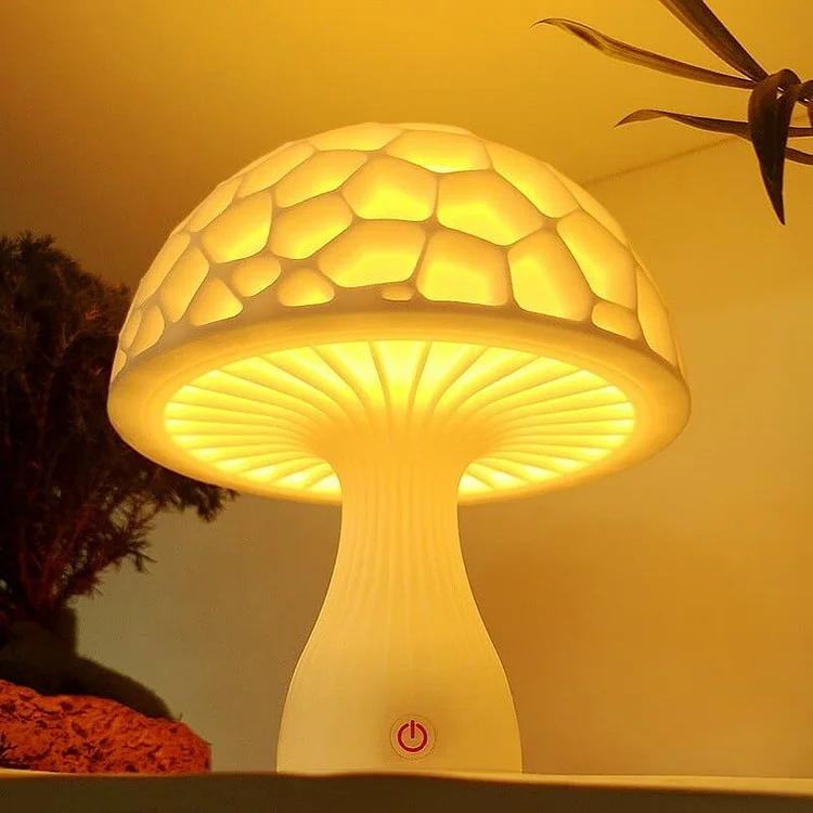 The 3D Printed Silicone Designer Mushroom Lamp
