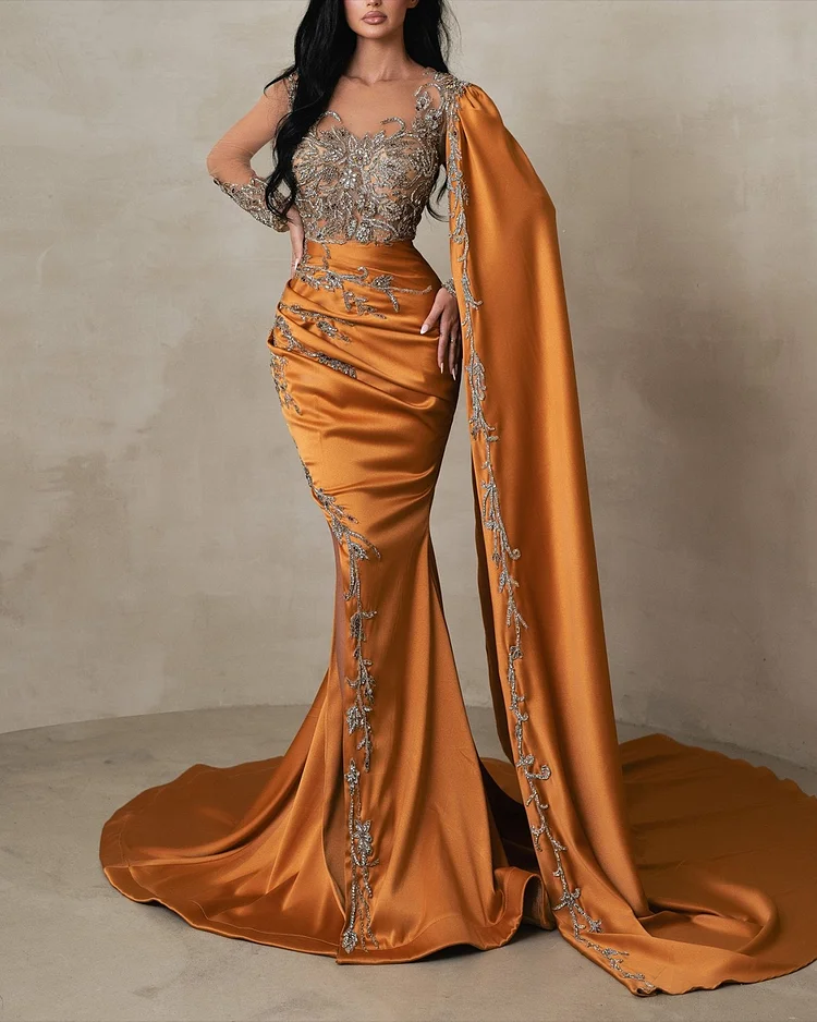 Women's Mesh Embroidery Dress