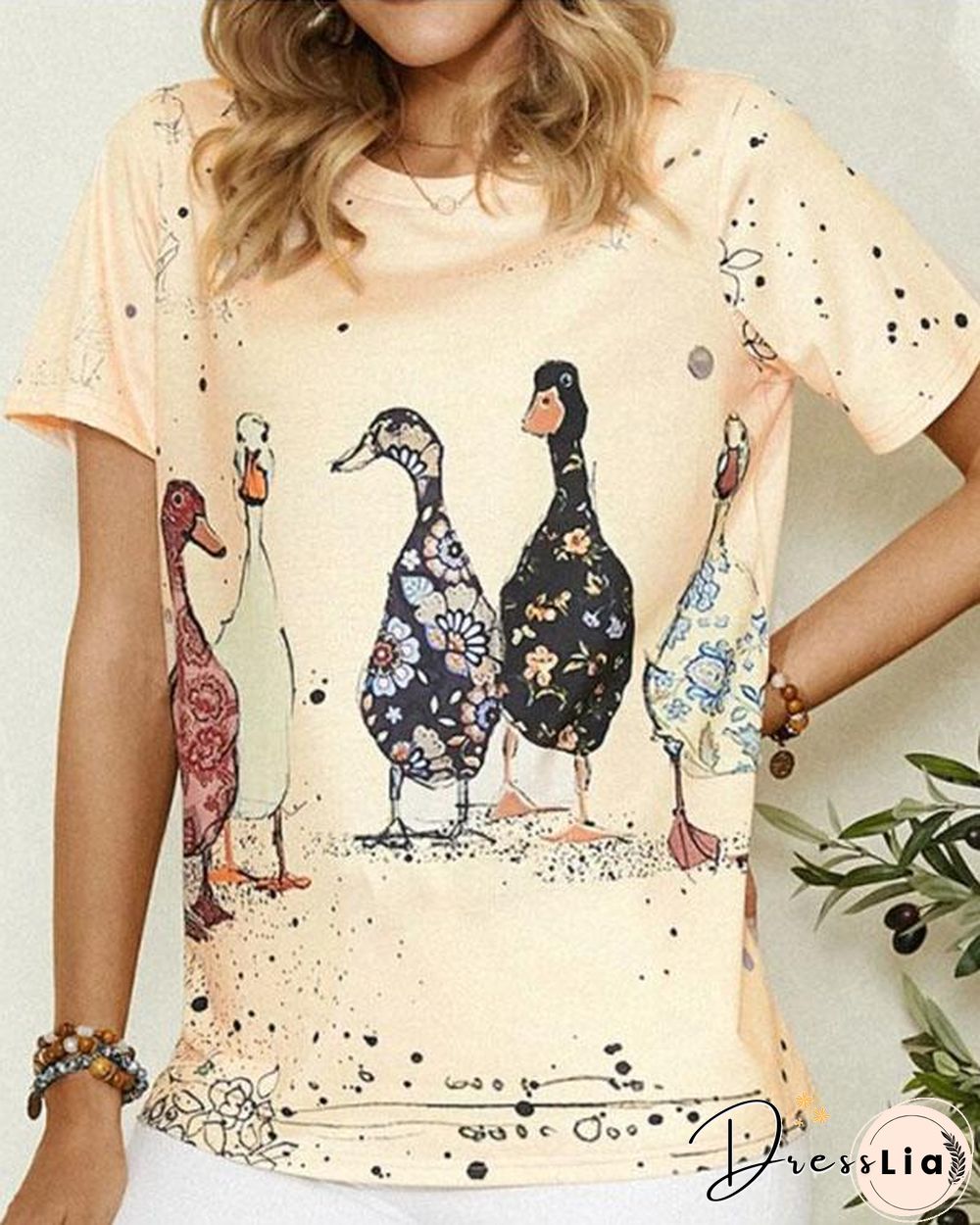Women's Vintage Casual Printed Summer Tops