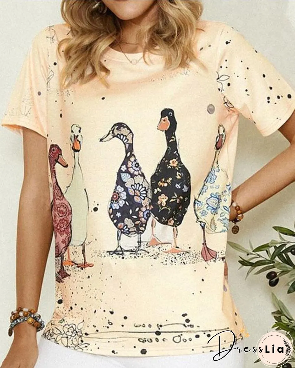 Women's Vintage Casual Printed Summer Tops