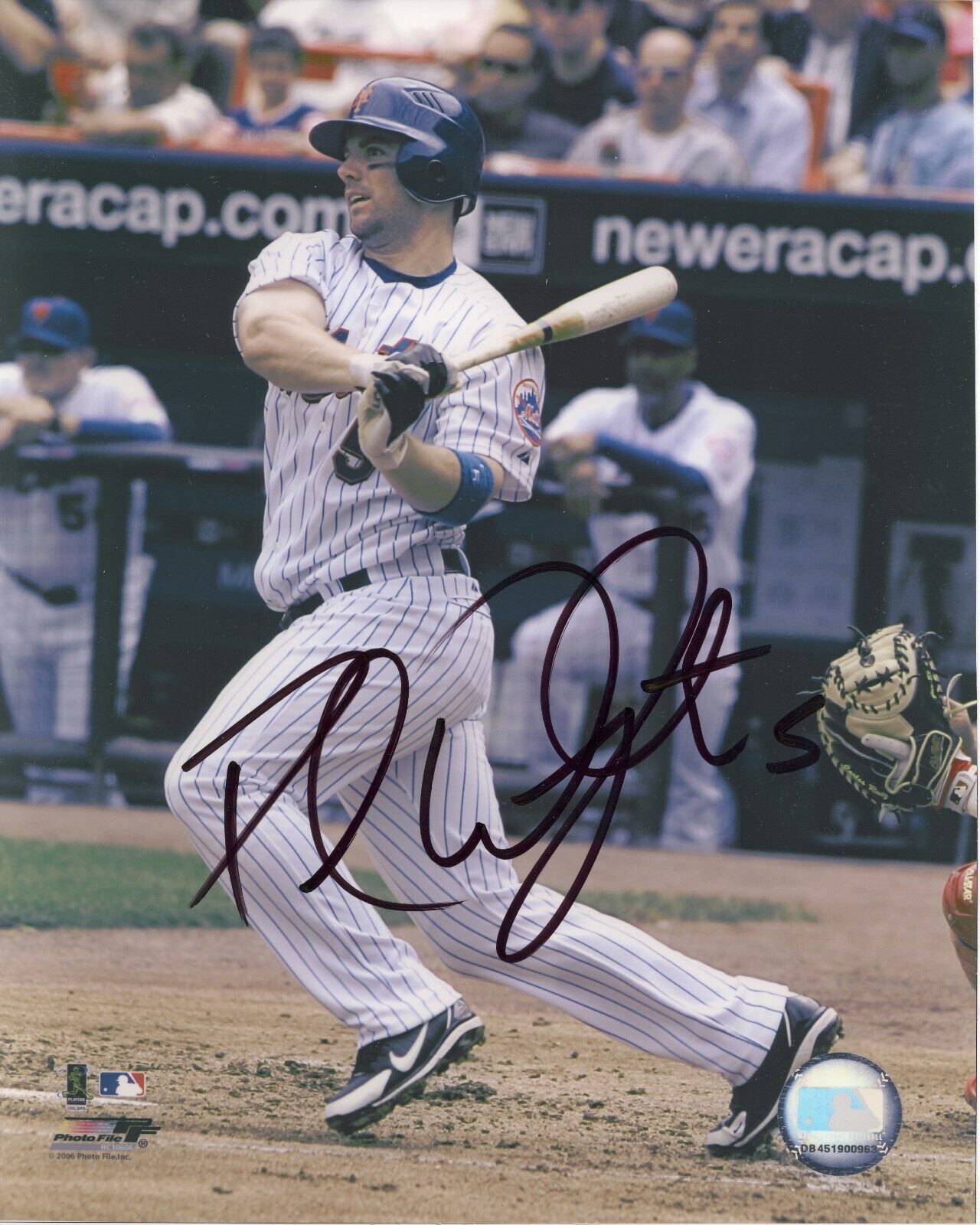 DAVID WRIGHT NY Mets Autographed REPRINT Signed 8x10 Photo Poster painting !!