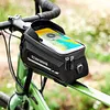 Bicycle Phone Front Frame Bag Waterproof Bike Phone Mount Pouch Bike Accessories