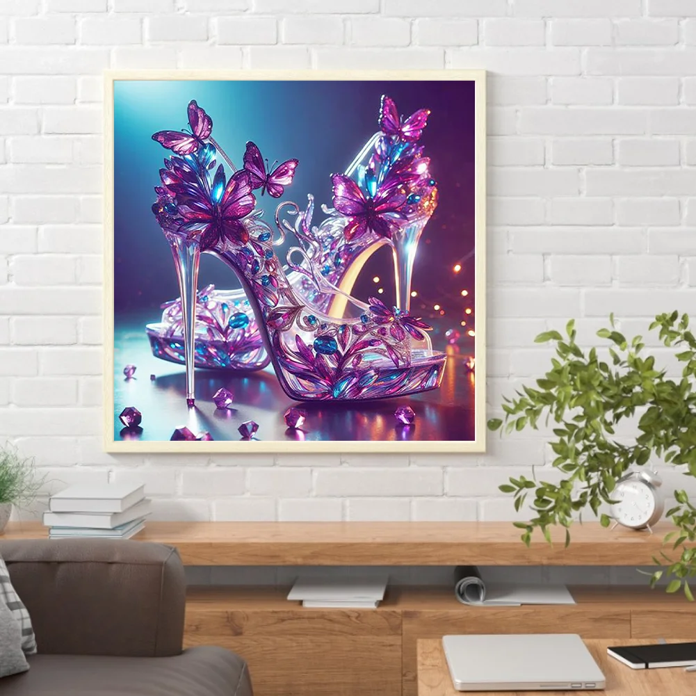 Diamond Painting - Full Round Drill - Dream High Heel(Canvas|40*40cm)
