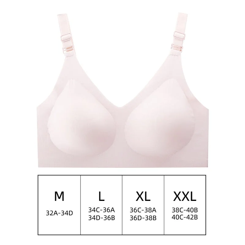 Seamless Women Bra Latex Sexy Lingerie Wire Free Brassieres Underwear Bralette Soft Bra Solid Color Crop Tops for Female M-XXL