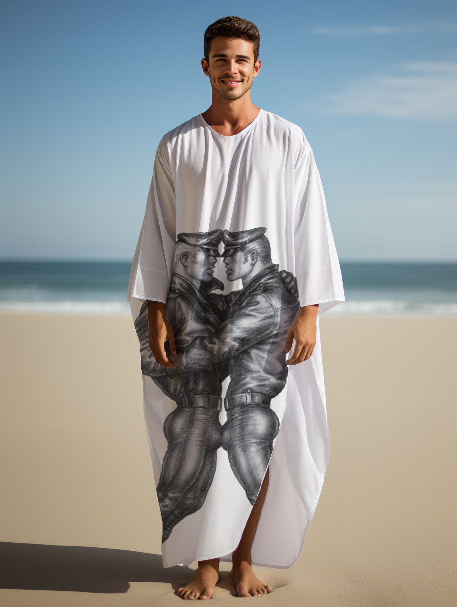 Men Tom Of Finland Kaftan Long Caftan