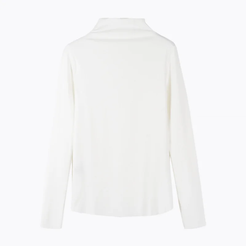 Brownm Brownm Turtleneck Bottom Shirt Women Autumn And Winter Pure Color Long Sleeve T-Shirt Women's New Korean Version Slim Slim Versatile Top