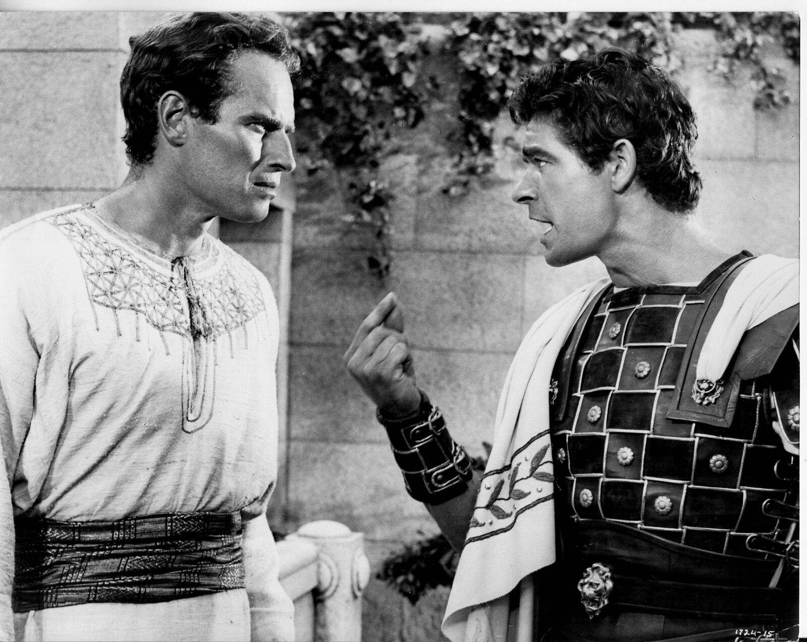 BEN-HUR vintage 1959 MGM STUDIO 8x10 original CHARLTON HESTON & STEPHEN BOYD