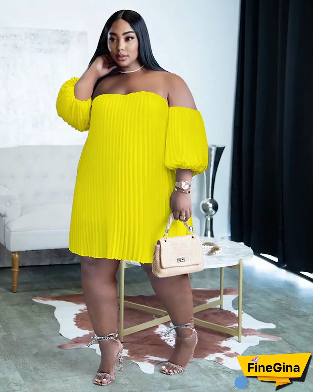 Normcore Pleated Dress