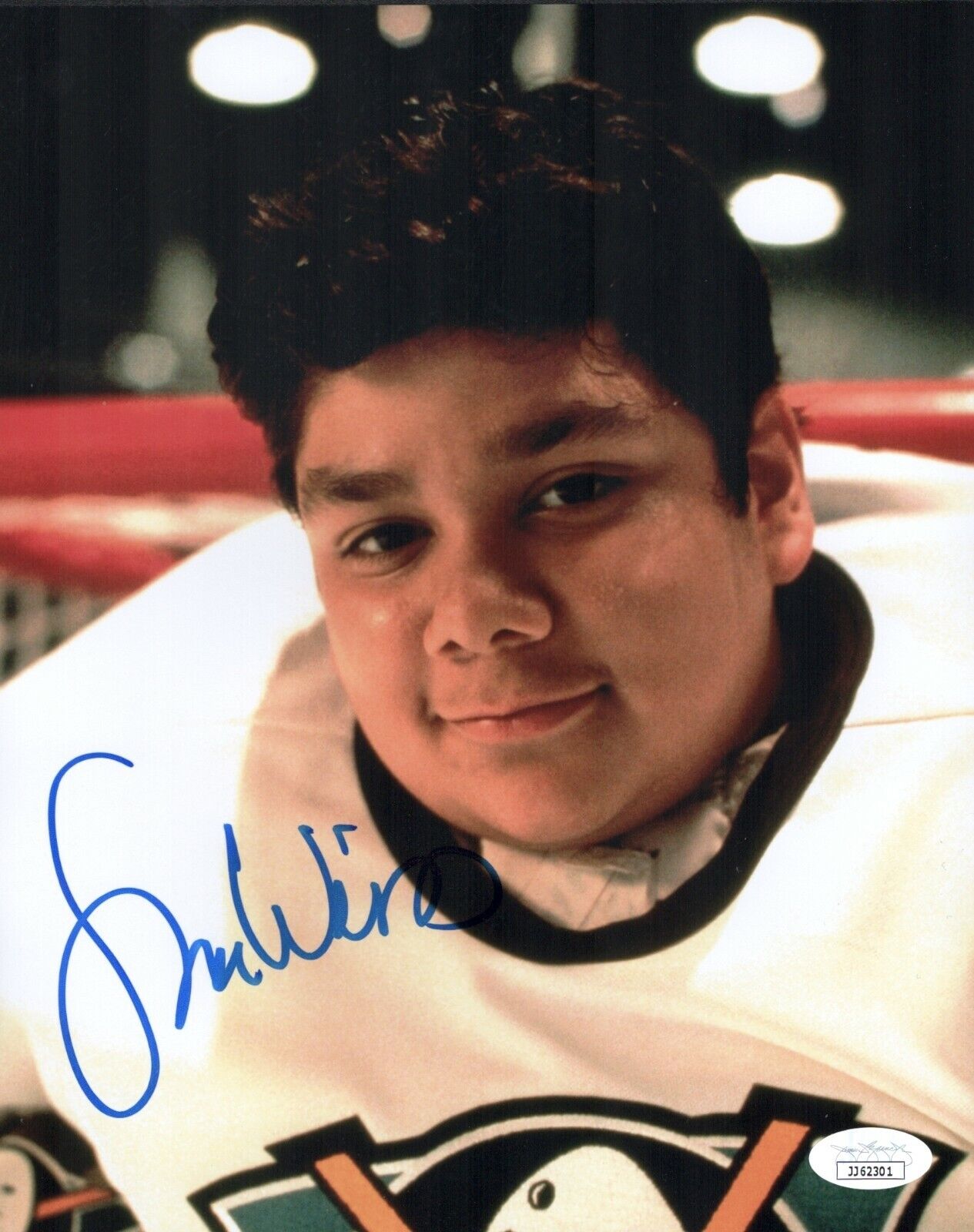 SHAUN WEISS Signed 8x10 Photo Poster painting Greg Goldberg The Mighty Ducks #33 COA JSA Cert