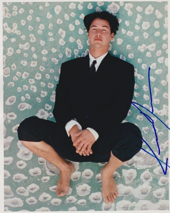 Keanu Reeves signed 8x10 Photo Poster painting in-person