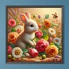 (40*40cm)Rabbit - Full Round Drill Diamond Painting