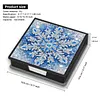 Christmas Snowflake DIY PU Diamond Painting Note Box 160 Papers Memo Box