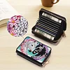 2pcs Horse Pattern Diamond Painting Fashion Card Holder Compact Coin Purse