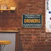Drinking - Metal Tin Signs(8*12Inch/12*16Inch) - Bar