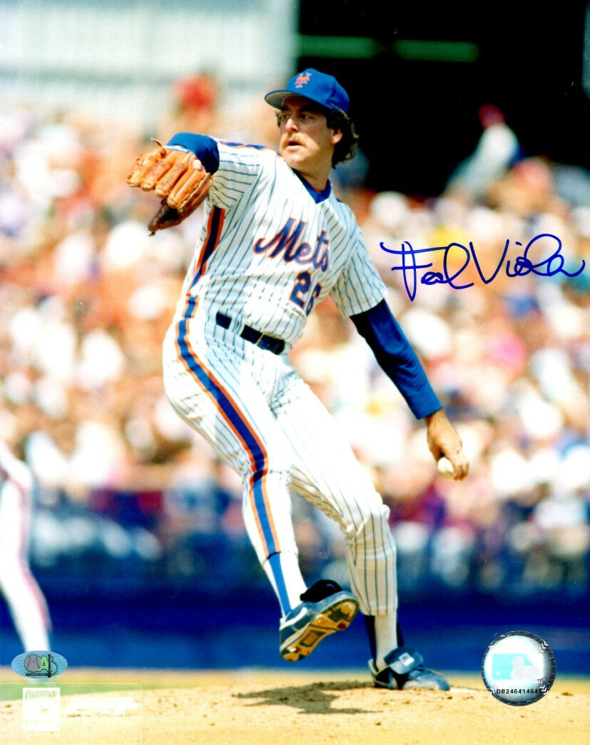 Signed 8x10 FRANK VIOLA NEW YORK METS Autographed Photo Poster painting - COA