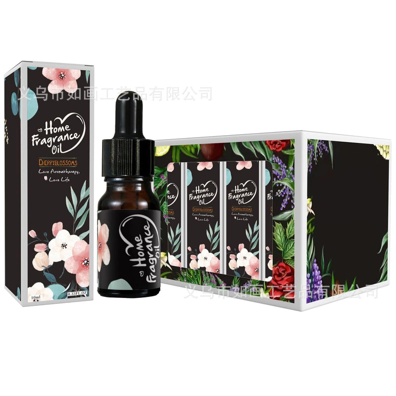 12 Pieces Humidifier Diffuser Dropper Aromatherapy Essential Oil Bedroom Relaxation Soothing Fragrance Source Factory 24 Flavor Plant Essential Oil