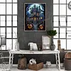 Halloween Haunted House-Paint by Numbers Acrylic Painting 40*50CM
