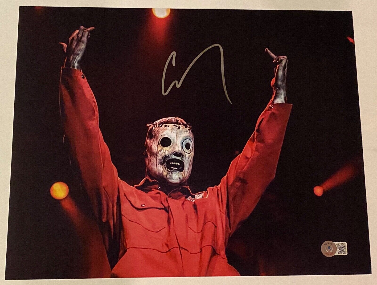 Corey Taylor Signed Autograph 11x14 Photo Poster painting Slipknot Stone Sour Proof Beckett COA