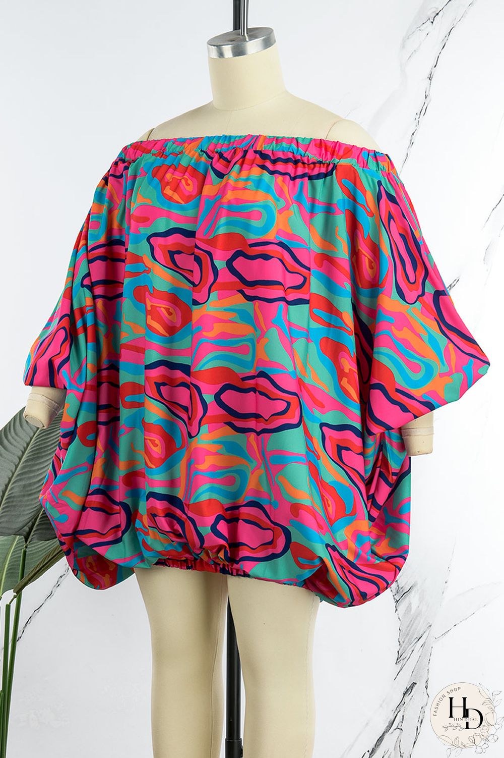 Red Green Casual Sweet Cute Simplicity Not Positioning Printed Basic Printing Off the Shoulder Ball Gown Dresses