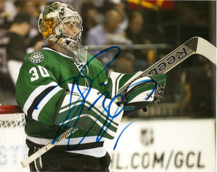 Dallas Stars Dan Ellis Signed Autographed 8x10 Photo Poster painting COA