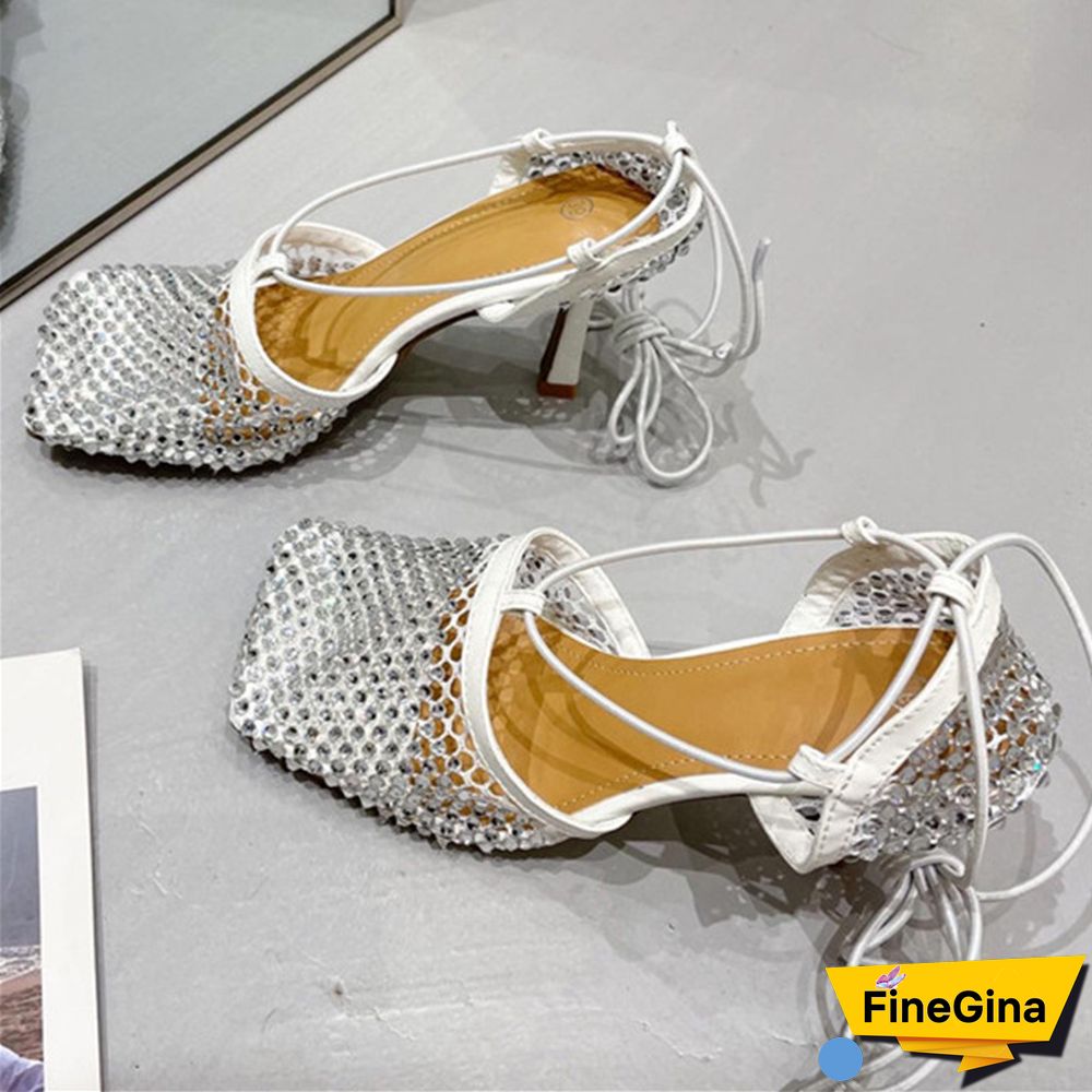 Yellow Fashion Casual Sequins Patchwork Rhinestone Square Out Door Shoes