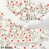 Red Serie Ceramic Beads DIY Bracelet Necklace Accessories