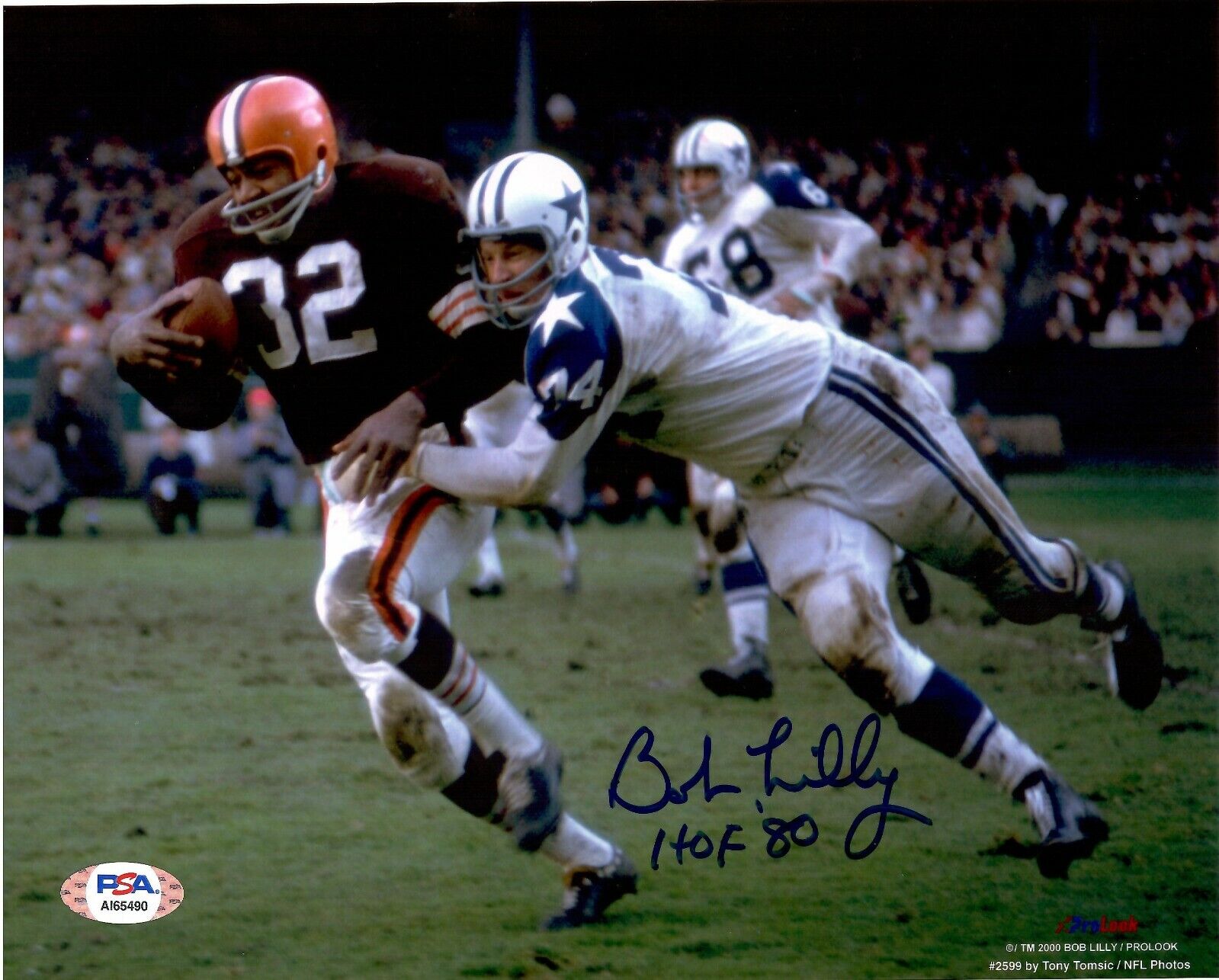 Bob Lilly autographed signed inscribed 8x10 Photo Poster painting NFL Dallas Cowboys PSA COA