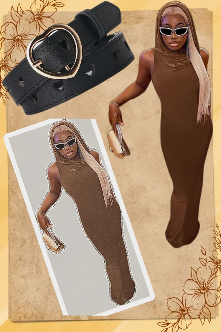 Soft Vintage Hoodie Maxi Dress | Chic One Piece For Casual Summer Street Style