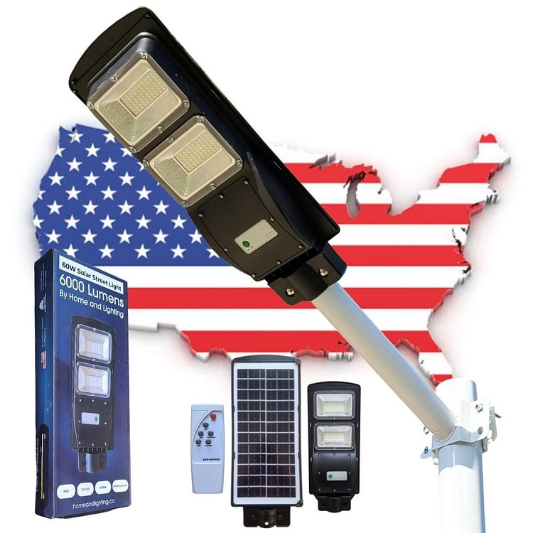 60W Solar Street High Brightness Light 6000 Lumens