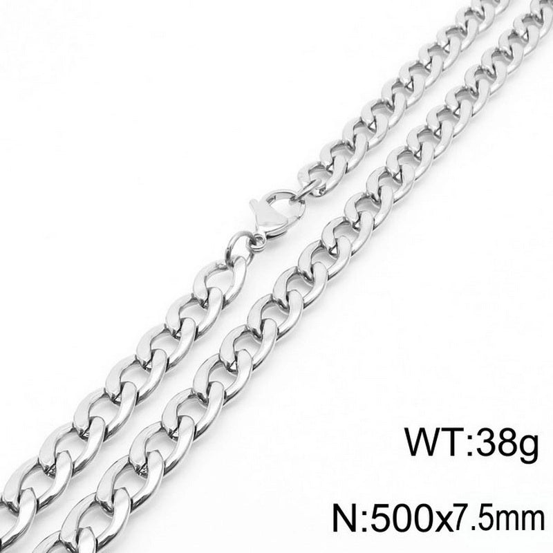 Fashion Geometric Stainless Steel Plating Necklace 1 Piece