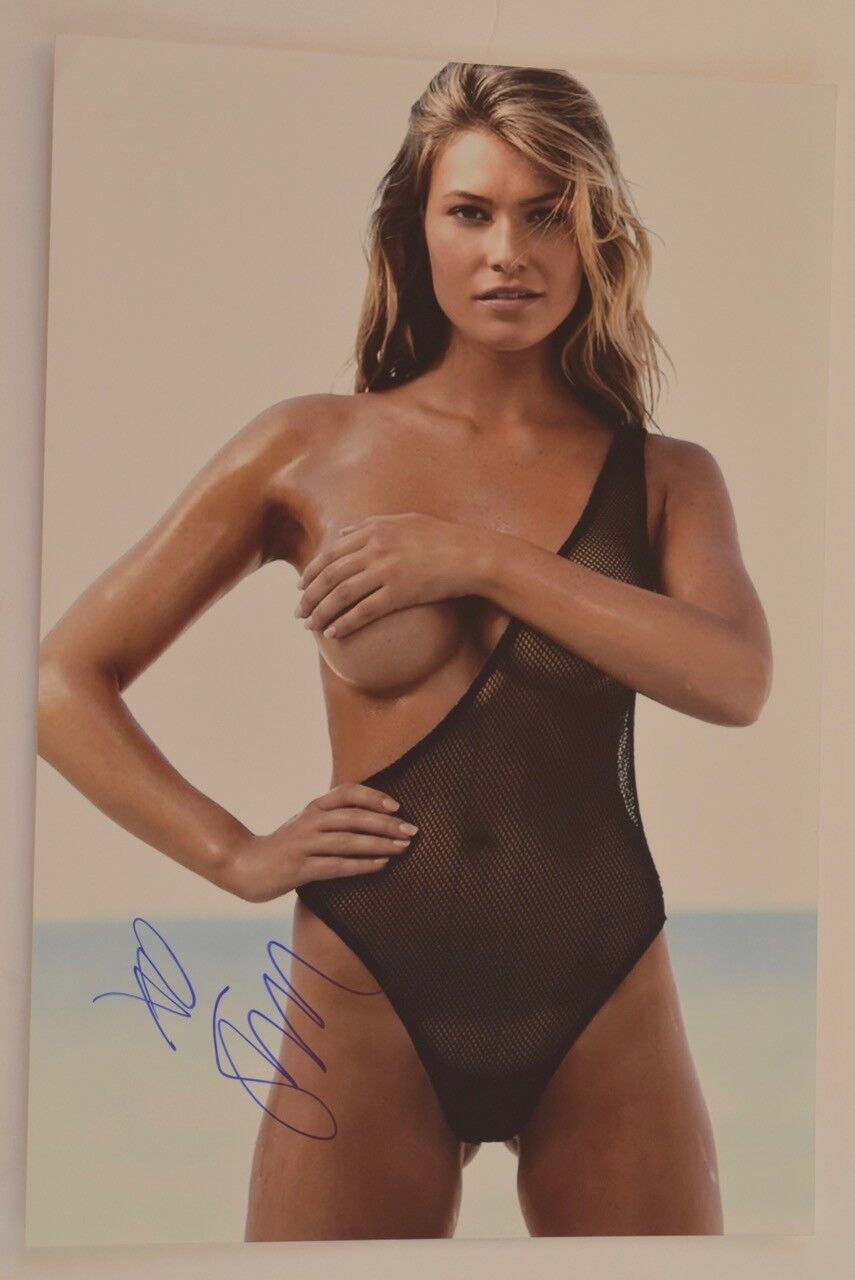 Samantha Hoopes Signed Autographed 10x15 Photo Poster painting Sexy Hot SI Swimsuit Model COA VD