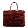 Luxury Alligator Briefcase Laptop Shoulder Bag Business Bag for Men