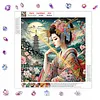 5D DIY Diamond Art Painting Kit Partial Drill Japanese Beauty(Moon Geisha)
