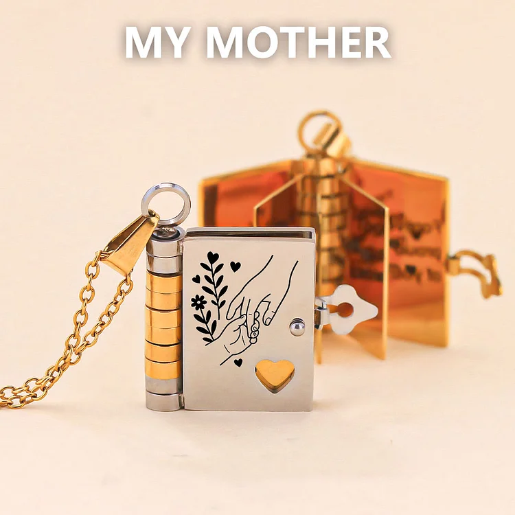 For Daughter - You Make Me So Proud Book Necklace