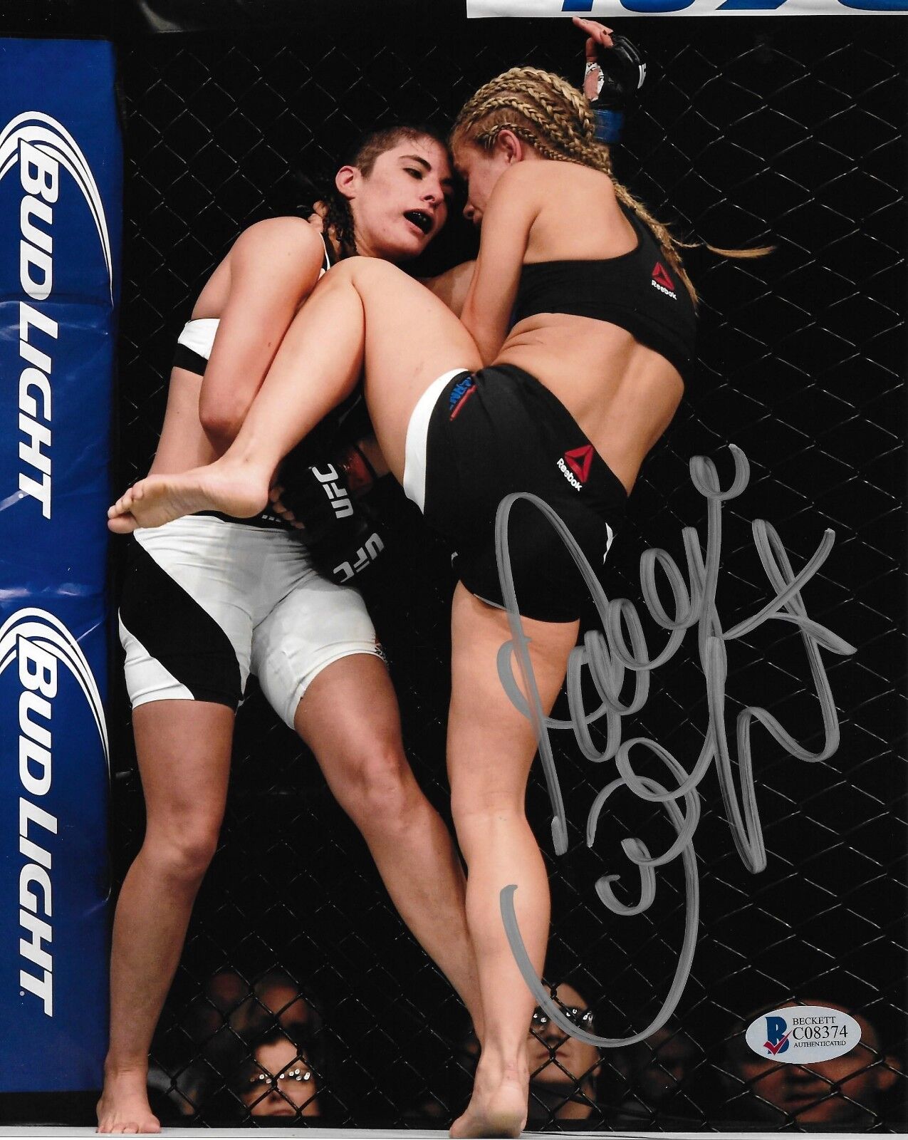 Paige VanZant Signed 8x10 Photo Poster painting BAS Beckett COA Picture Autograph UFC 191 2015 9