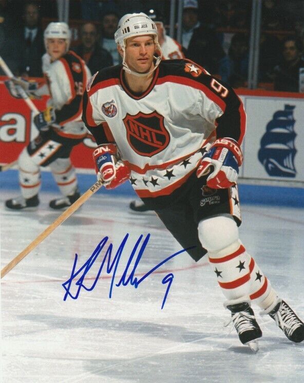 KIRK MULLER SIGNED 1993 NHL ALL-STAR GAME 8x10 Photo Poster painting! MONTREAL CANADIENS