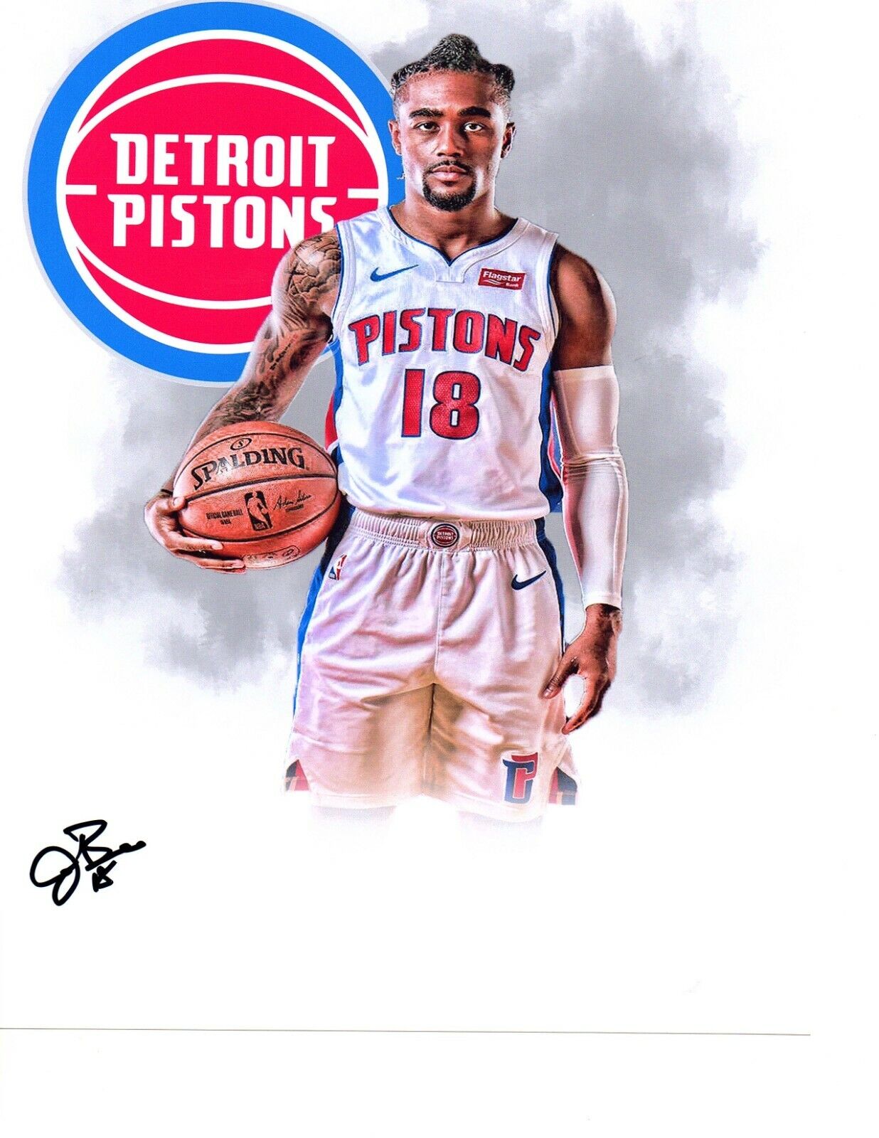 Jordan Bone signed Autograph Signed Photo Poster painting 8x10 Detroit Pistons Tennessee Vols e