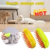 Steamy Cat Brush , 3 In1 Cat Steamy Brush, Self Cleaning Steam Cat Brush