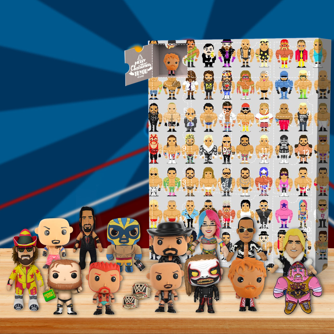 2023 WWE Advent Calendar The One With 24 Little Doors