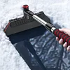 2 In 1 Car Snow Shovel Ergonomic Handle Extendable Ice Scraper Car Accessories