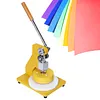 [US Local Warehouse] Circle Sampler Cutter for Film Paper Cloth 90x8MM Die Cutting Machine Manual Round Sample GSM Cut Machine for Fabric Rubber Leather Carpet Paper Foam