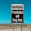 Warning Prostitution And Drug Area - Vintage Metal Signs(12*16Inch) - Warning